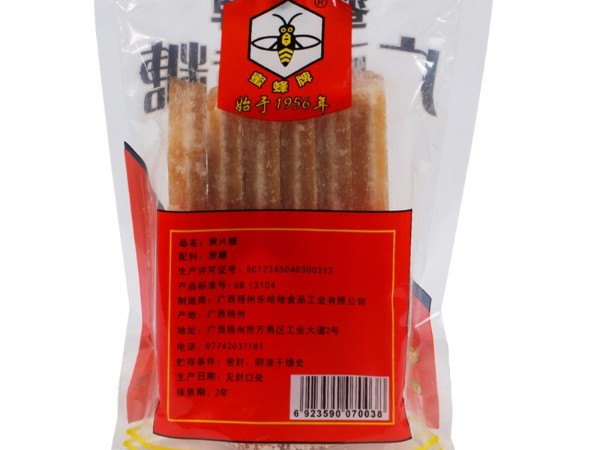 传统黄片糖500g