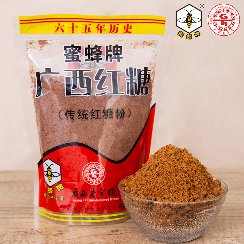 蜜蜂牌红糖粉，红糖粉和赤砂糖区别